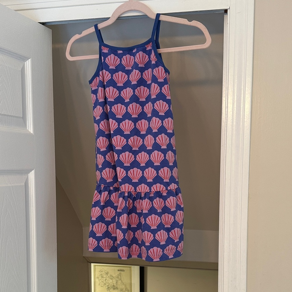 NWOT Hanna Andersson Girls Seashell Dress